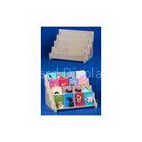 Corrugated paper countertop Counter Display Racks Recyclable with Embossing