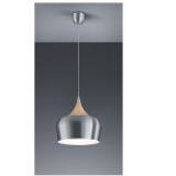 Hanging Pendant Lamps With Metal and Wood Shade and E26 thumbnail-2