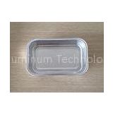 Smooth wall Rectangle Foil Casserole / Disposable Foil Container for Airline Catering