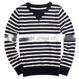 Winter Youth Wool Blends Long Sleeve v Neck School Sweater thumbnail-4