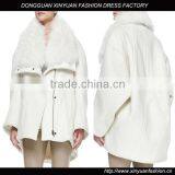 Top Quality Fur Collar Felt Long Winter Coat thumbnail-1