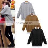 New Ladies Casual Sport Tops Plain Hoody Girls Lace Sweatshirt Jacket Plus Size thumbnail-1