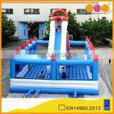 AOQI exciting high inflatable slide bouncer for sale