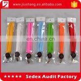 Top Quality Fluorescent Color Led With Clip Nice Glitter Lanyard thumbnail-1