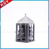 Hot New Products For 2017 Black Metal Glass Candle Holder For Decoration thumbnail-5