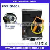 High Quality Hand Held Snake Pipe Inspection Camera With 7" Portable Monitor TEC710DM-SCJ