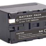 7800 mah NP-F970 battery