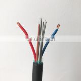 24 core hybrid/composite fiber optic cable with electricity