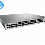 WS-C3850-48P-E Catalyst C3850-48P Switch Layer 3 With  48 * 10/100/1000 Ethernet POE+ ports - IP service