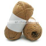 2.3NM 100g 60%Recycled Cotton 30%Viscose 10%Polyester Tape Yarn Knitting Fancy Yarn Blended Yarn thumbnail-2