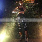 Hot Sales Best Sellers Women Fashion Tie Feet Pants Ladies Reflection Overalls Women Trousers thumbnail-3