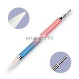 2 Head Gradient Handle Wax Dotting Pencil for Pick Up Nail Rhinestones Gel Applicator thumbnail-4