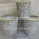 2013 New Beautiful Woven Willow Garden Decoration Flowerpot thumbnail-3