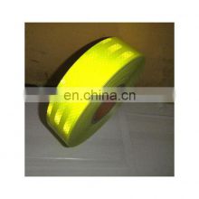 Yellow Super Reflective Rim Tape Polyester Reflective Tape Safety Warning Sticker Road Car Big Roll