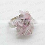 Wrap Rings With Rose Qurtz Chip Stone thumbnail-1