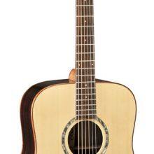 Beginner male and female beginners student acoustic guitar