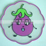 Promotional Fruit Styling PVC Coasters With High Quality thumbnail-1