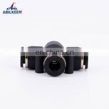 New Design PZA Series Four Way 4/6/8/10/12mm Couplings Plastic Cross Tube Pneumatic Air Quick Connect Fittings thumbnail-4