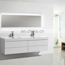 Philippines Modern Water Resistant Top Acrylic Makeup Bathroom Vanity With Led Mirror Light thumbnail-5