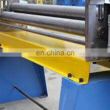 China Electric 3 Roller Bending Machine for Rounding 1.5mm Sheet Metal Pipe With Low Price thumbnail-4