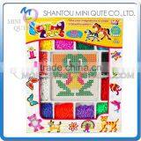 Mini Qute DIY Ironing Hama Perler Beans 3D Jigsaw Pattern Model Building Block Pegboard Educational Toy (Accept OEM) NO.BT-0026B