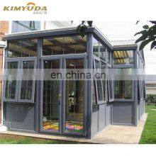 Aluminium Profile Solarium Sunrooms Modern Four Season Sunshade System Sunroom Thermal Break Glass Houses thumbnail-4