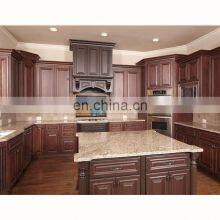 Classic Ready Built Laminated Plywood Kitchen Cabinet Film Furniture