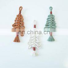 Macrame Christmas Tree Decorations Handmade Ornament thumbnail-3