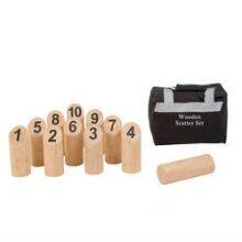 Educational Game Kubb Wooden Scatter Set