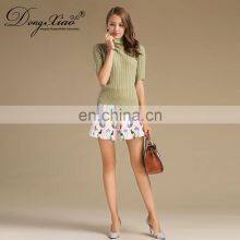 Женский свитер в препи-стиле с воротником thumbnail-2