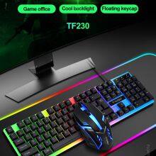 Newest TF230 Gaming Backlit Keyboard Mouse Combos Ergonomic Mute Wireless Mini Multimedia Full-size Keyboard Mouse Combos thumbnail-5