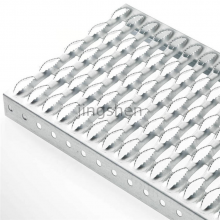 Platform Walkway Dedicated O-Type Fisheye Aluminum Alloy Anti-Slip Bracket, Slide Board Anti-Slip Safety Perforated Grille thumbnail-2