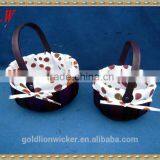 SET OF 2 WOODCHIP BASKET thumbnail-3
