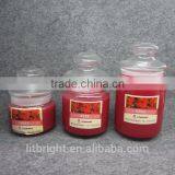 Natural Scented Candles in Lavender Glass Jar Container thumbnail-5