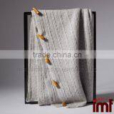 Knitted Pattern Poncho Himalayan Wool Poncho thumbnail-3