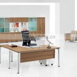 Modern wooden computer table desk photos design (SZ-ODB388)