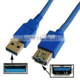 Blue USB 3.0 AM to AF Cable, Length: 1.5M thumbnail-2