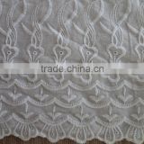 Top quality cotton border embroidery fabric for dresses