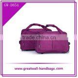 New Arrival Foldable Black Nylon Travel Sport Duffel Bag thumbnail-1