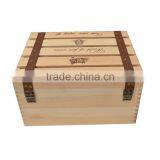 Luxury Wooden Wine Bottle Box Wine Glass Box thumbnail-5
