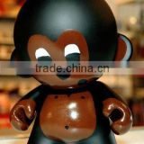 Plastic pvc money toy figure,monkey decoration figurines
