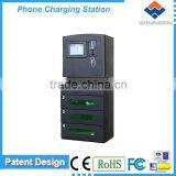 No MOQ Coin Operated 4 Digital Lockers Wall Mount Cell Phone Charging Station APC-04A thumbnail-2