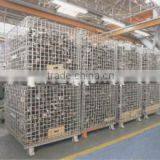 Storage Warehouse Logistic Galvanized Steel Roll Container Roll Cage Wire Panel thumbnail-1