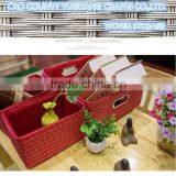 Home Storage Decorative PP Straw Colorful Basket