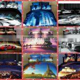 100% Cotton 3D Bedding Set With City Design thumbnail-1