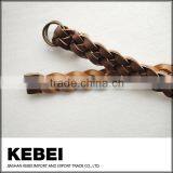 Casual Elastic Stretch Belt With Alloy Buckle Weave Belts