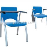 hot selling school chairs for sale with foldable writing board and book basket