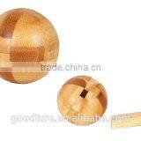 Bamboo IQ Intelligent Puzzle Magic Puzzle Kongming Lock Brain Teaser Model Number GAD1122 thumbnail-3