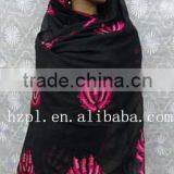 African Muslim Scarf for Women/embroidered Silk Scarf/shawl Scarf (TJ0044) thumbnail-1