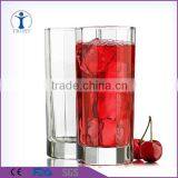 Machine made 300ml octagon shaped orange drinking glass                        
                                                                                Supplier's Choice